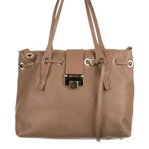 Authentic Jimmy Choo Rhea Tan Shoulder bag